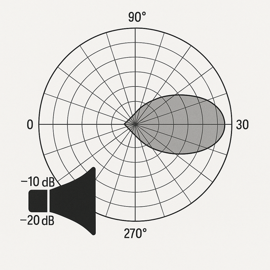 How to Read a Polar Pattern of Loudspeaker Directivity