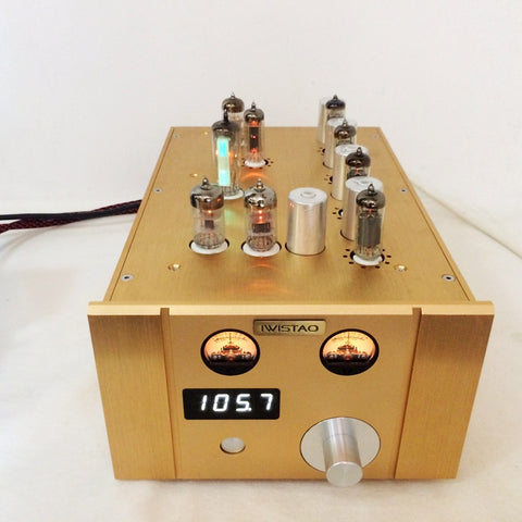 IWISTAO Tube FM Tuner + 6P1 Tube Amplifier