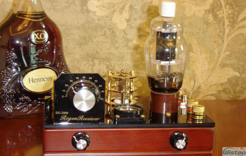 IWISTAO Tube FM Radio with FM Super-regenerative Handmade Nostalgia Radio 6J1 + FU-25