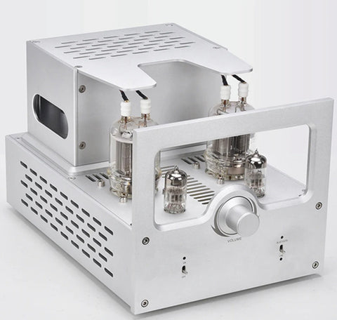 IWISTAO 2X40W Vacuum Tube Amplifier Pull Push FU29 Power Stage 6N2 Preamp Bluetooth 5.0 Whole Aluminum Chassis