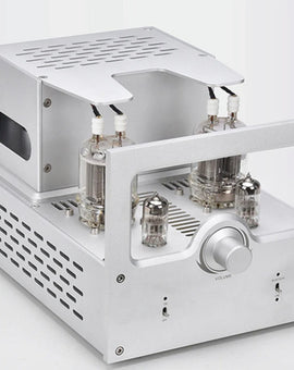 IWISTAO 2X40W Vacuum Tube Amplifier Pull Push FU29 Power Stage 6N2 Preamp Bluetooth 5.0 Whole Aluminum Chassis