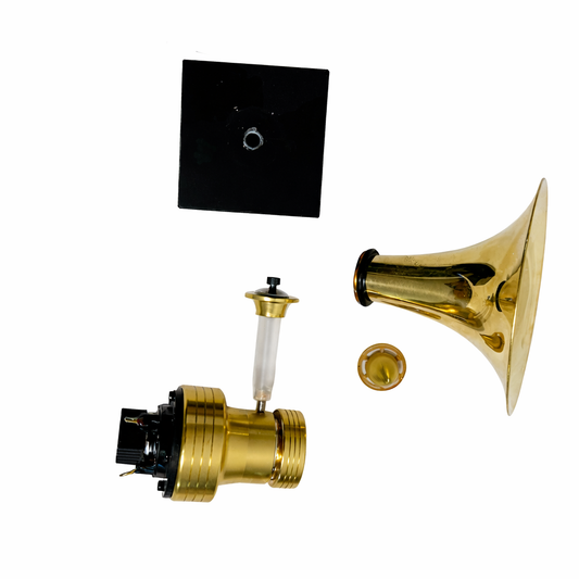 How to assemble super tweeter with 5 inch long brass horn