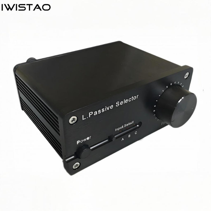 IWISTAO Passive Preamp 3 Way Selector Connect Multiple Audio Devices H Iwistao passive preamp 3 way selector connect multiple audio devices h
