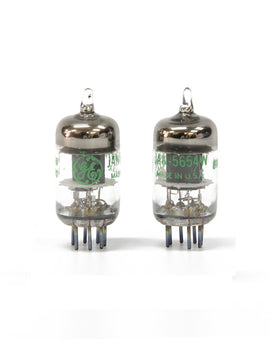 Vacuum Tube 5654W 1 Pair Military Grade Inventory Product High Reliability Replace 6J1 6AK5