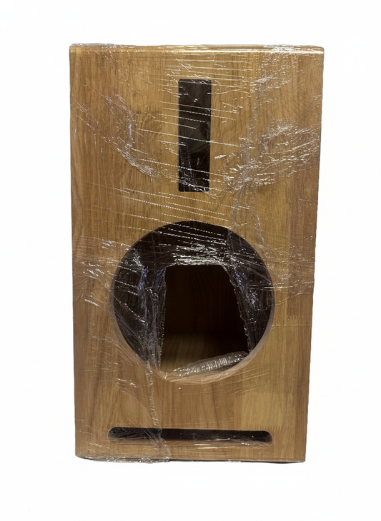 03 Inventory Clearance  IWISTAO HIFI 8 Inch Full Range Speaker Empty Cabinet Empty Cabinet  1 Pair Finished Solid Wood Labyrinth Structure Coated for Tube Amp