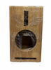 03 Inventory Clearance  IWISTAO HIFI 8 Inch Full Range Speaker Empty Cabinet Empty Cabinet  1 Pair Finished Solid Wood Labyrinth Structure Coated for Tube Amp