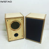 IWISTAO HIFI 6.5 Inch Full Range Speaker Unit Empty Cabinet 1 Pair Birch Multi-Layer Plywood 18mm Inverted for Tube Amp DIY