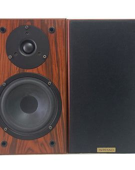 IWISTAO HIFI Bookshelf Speakers High Sensitivity High Density Board Wooden Raw Wood Veneer