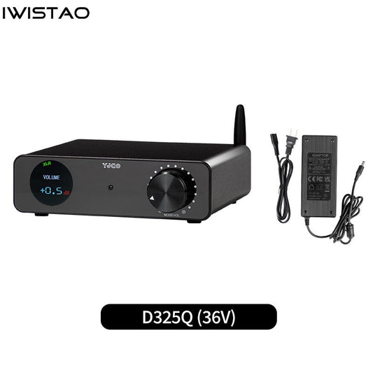 IWISTAO D325Q Bluetooth 5.0 HiFi Stereo Amplifier with TI TPA3255 Class-D Power Amplifier