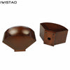 IWSITAO 1 Pair Hyperbolic Stable Diffusion Empty Wooden Horn 1 Inch Throat Birch Plywood Wide 248MM with Adapter for TD2001 Driver