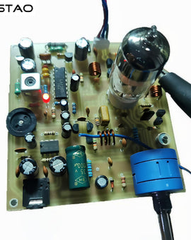 IWISTAO 6N3 Vacuum Tube Single-Lamp FM Radio Finished Board LA1260 IF TDA2822 Power Amplification 2