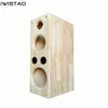 IWISTAO 1 PC 3 Way Speaker Empty Cabinet 8 Inch Passive Enclosure Solid Wood 18mm Labyrinth Structure HIFI DIY