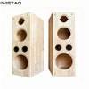 IWISTAO 1 PC 3 Way Speaker Empty Cabinet 8 Inch Passive Enclosure Solid Wood 18mm Labyrinth Structure HIFI DIY