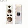 IWISTAO 1 PC 3 Way Speaker Empty Cabinet 8 Inch Passive Enclosure Solid Wood 18mm Labyrinth Structure HIFI DIY