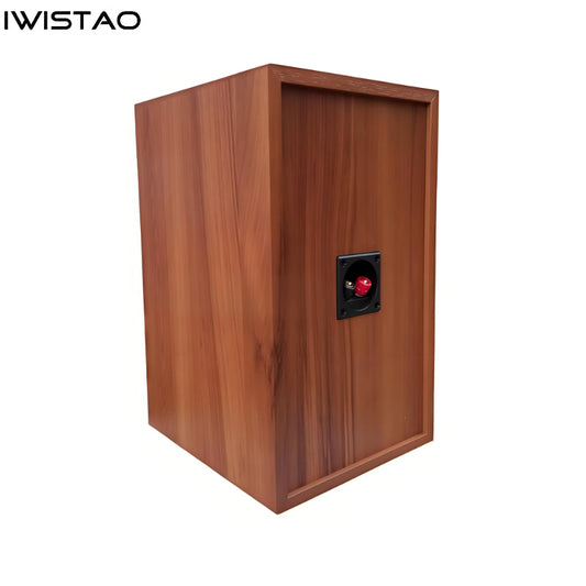 IWISTAO 2 Way 6.5 Inch Labyrinth Empty Speaker Cabinet Enclosure 1 Pair 7-shaped Structure HIFI Audio DIY