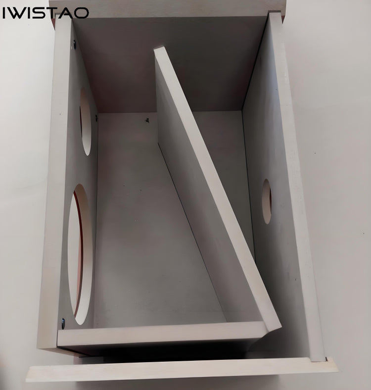 IWISTAO 2 Way 6.5 Inch Labyrinth Empty Speaker Cabinet Enclosure 1 Pai ...