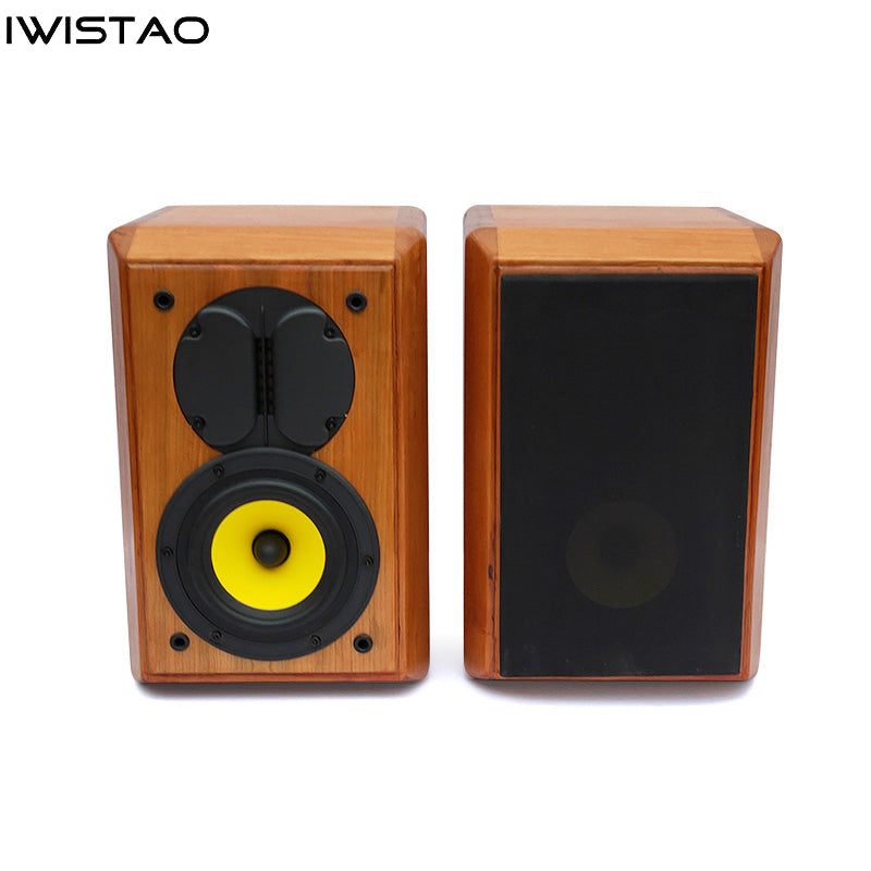 IWISTAO Solid Wood Speaker Enclosure Inch Pair for HiVi F5
