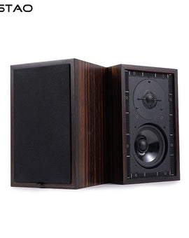 LS3/5a Finished Speaker 1 Pair Double Bass Units Built-in 25W 50～20kHz Sealed Enclosure Crosspoint 3K