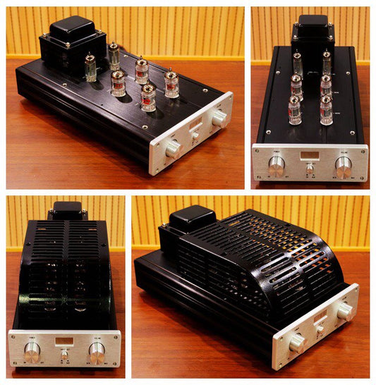 Tube Preamplifier Pure with Shigeru Wada Circuit Tube 12AX7 12AU7 6Z4 Rectifier Aluminum Chassis