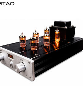 Shigeru Wada Circuit Tube 12AX7 12AU7 6Z4 정류기 알루미늄 섀시가 있는 순수 튜브 프리 앰프