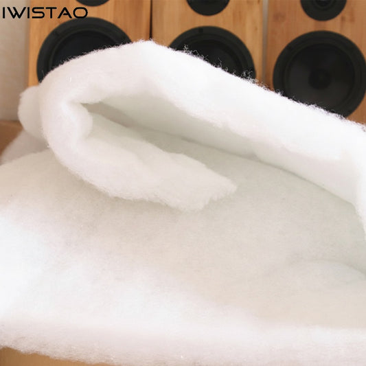 Speaker Eco-friendly Sound-absorbing Cotton for Surround Bookshelf Floor-standing Cabinet Internal Filling White Polyester Fiber Cotton
