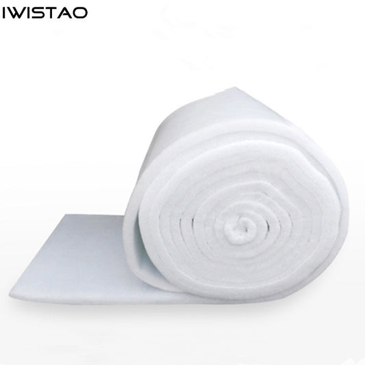 Speaker Eco-friendly Sound-absorbing Cotton for Surround Bookshelf Floor-standing Cabinet Internal Filling White Polyester Fiber Cotton