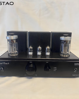 IWISTAO Tube Amplifier FU50 2x13W Triode Connection Class A Signal-ended MM With Phono Preamp Headphone Output front