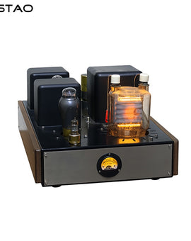 IWISTAO 833 Single-Ended Class A Tube Amplifier 1 Piece Split-Chassis Amp  6SN7 Preamp 300B Transformer-Coupled to 833