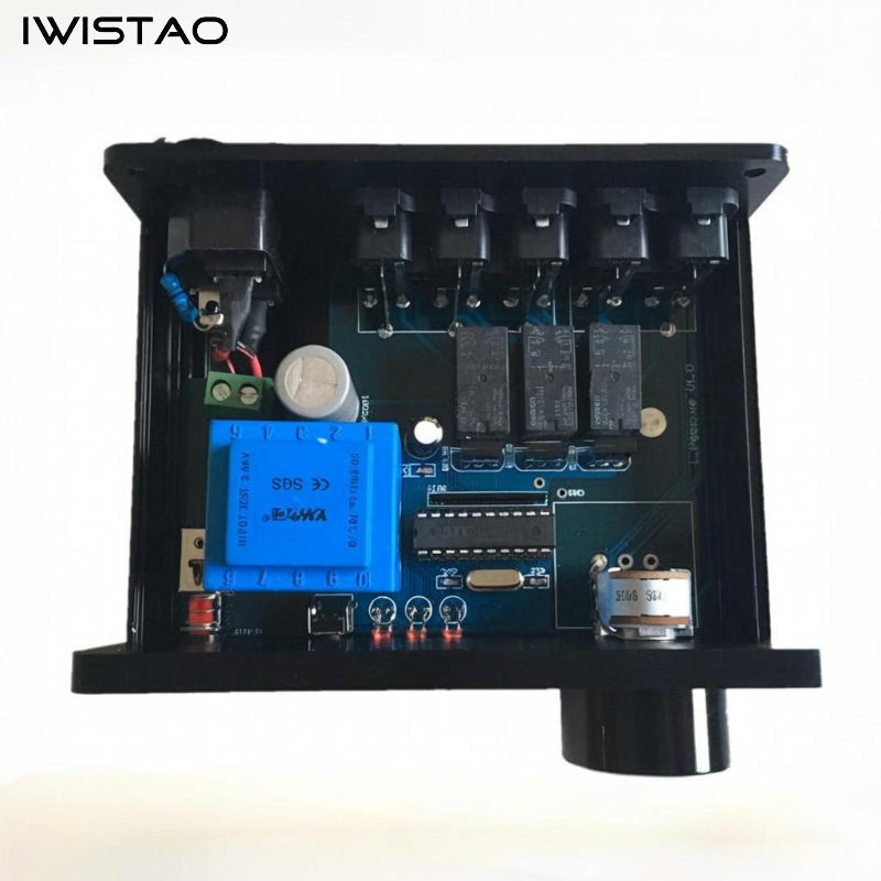 IWISTAO Passive Preamp 3 Way Selector Connect Multiple Audio Devices H Iwistao passive preamp 3 way selector connect multiple audio devices h
