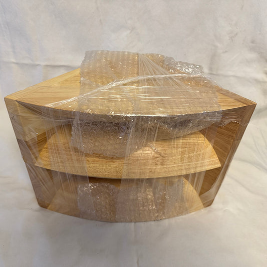 02 Inventory Clearance  IWISTAO HIFI Empty Wood Horn  1 Inch Throat Hole 1 Pair Treble Compensation Wide 399mm