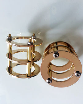 IWISTAO Tube Shield 1pc 24K Gold-plated Copper Tubes 12AU7 12AX7 6N1 6N3 6N6 DIY Tube Amp