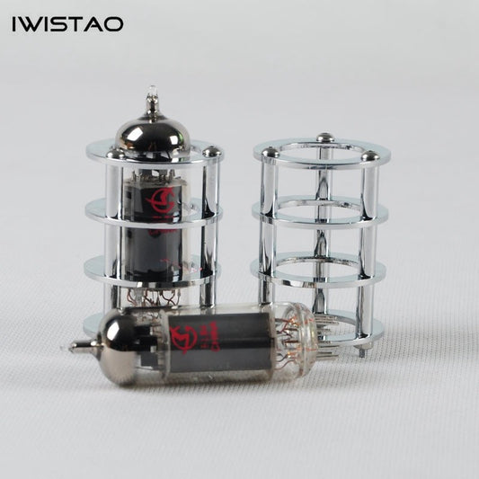 IWISTAO 1pc Tube Shield Silver-plated Copper for Tubes of EL84 6P14 DIY for your HIFI Tube Amplifier