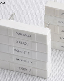 30W 시멘트 저항기 1 -30ohm 전체 사양 전문 크로스오버 스피커 HIFI 오디오