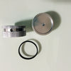 IWISTAO 솔리드 전위차계 노브 믹싱 스위치 볼륨 용 전체 알루미늄 OD40mm H18mm 실버 DIY
