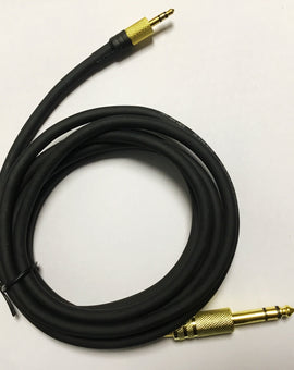 IWISTAO OFC Audio/Video High Grade Cable 6.5mm to 3.5mm Stereo Sound Console Copper 2m to 10m Black