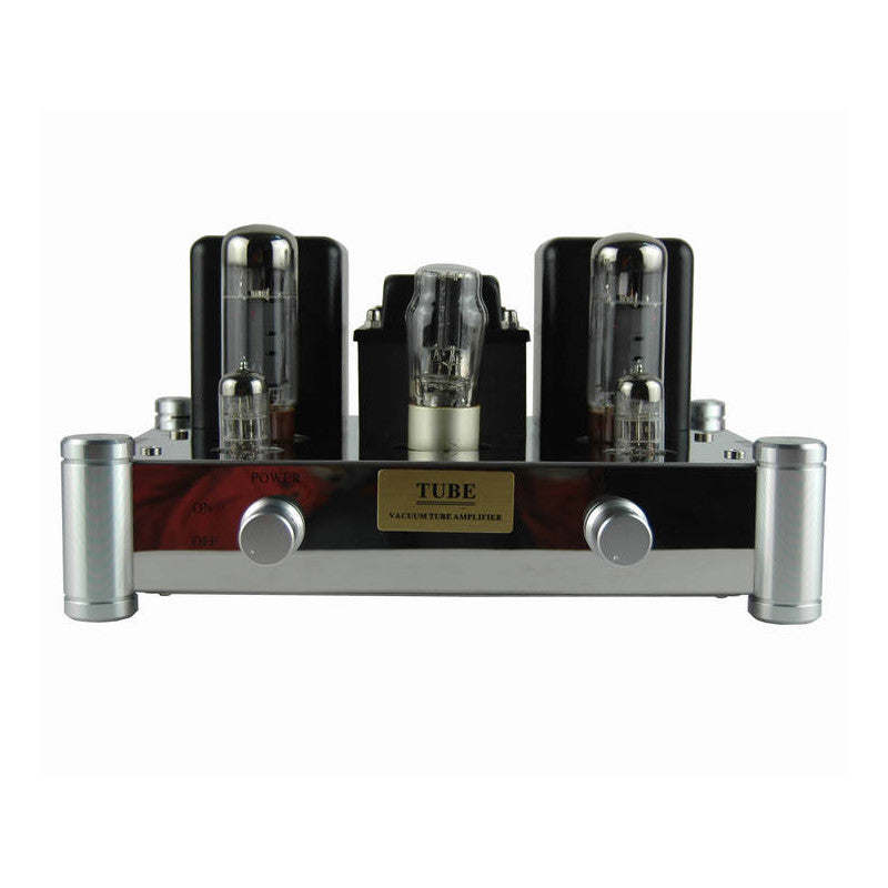 2x12W Single-ended Class A Tube Amplifier 6N2J Preamp EL34 Power 5Z4PJ  Stainless Steel Chassis