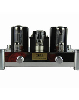 2x12W Single-ended Class A Tube Amplifier 6N2J Preamp EL34 Power 5Z4PJ Stainless Steel Chassis