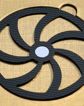CDMAT Carbon Fiber CD Mat, Disc Stabilizer Tuning Pad, Anti-Vibration Damping Sheet for CD Players