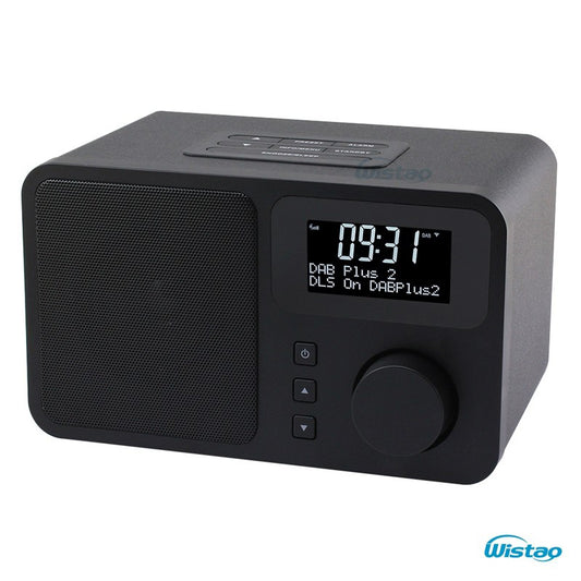 DAB+FM デジタル ラジオ Bluetooth スピーカー スヌーズ &amp; 目覚まし時計 LCD ディスプレイ 3W RMS