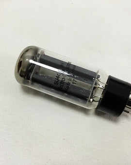 A 5U4GB rectifier tube for tube amplifiers, with a clear glass enclosure and black ends. The tube is labeled with '5U4GB' and 'EH' branding.