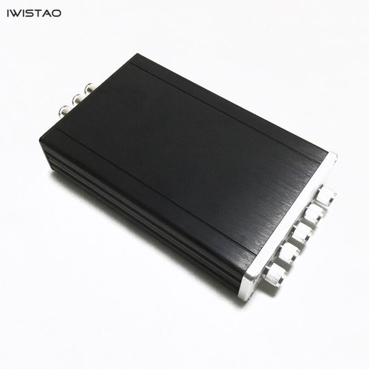 IWISTAO HIFI デジタルアンプ 2.1 2x50W+100W TPA3116D2 サブウーファー 電源アダプター含まず アルミケース シルバー ホワイト