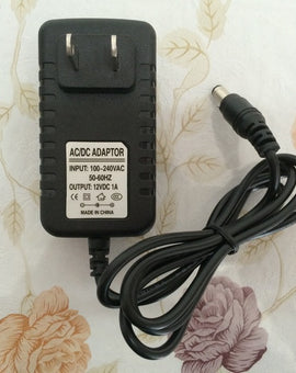 12V/1A AC-DC 어댑터 110~240V/50~60Hz AC 입력 OD 5.5mm ID 2.1mm(LED 표시기 포함)