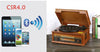 クラシックヴィンテージ蓄音機ビニールレコードヴィンテージ CD プレーヤーレトロ FM ラジオ Bluetooth スピーカー 220V