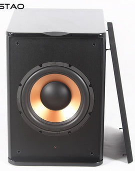 IWISTAO High-power 10 Inches Active HIFI Subwoofer Wooden Home Theater 200W 4 Ohms 30Hz~200Hz AC220V