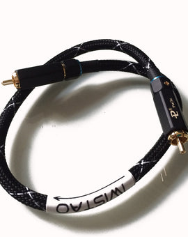 IWISTAO HIFI 75-ohm Digital Coaxial Cable DAC Belden 1694A Cold Press Self-locking Budweiser RCA