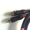HIFI RCA 케이블 스테레오 버드와이저 커넥터 Choseal 4N 오디오 케이블 매뉴얼 0.5m 1m 1.5m 2m 블랙