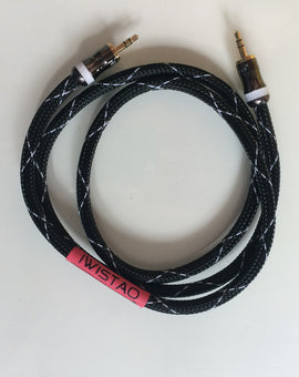 IWISTAO HIFI 3.5mm to 3.5mm Signal Cable Gold-plated Budweiser Terminal Canare Cable for Record Cables