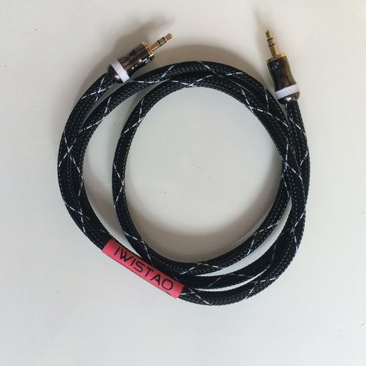 IWISTAO HIFI 3.5mm to 3.5mm Signal Cable Gold-plated Budweiser Terminal Canare Cable for Record Cables