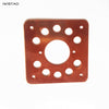IWISTAO 1.5MM Littl 9 Pin Tube Copper-plated Shock Absorber Plate for 6N2 12AX7 EL84