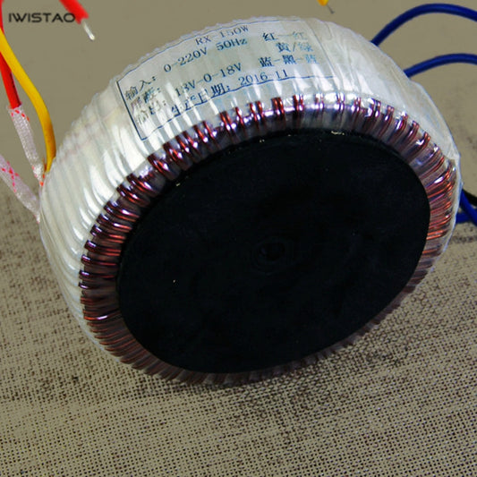 IWISTAO 150W HIFI Amplifier Dedicated Toroidal Transformer Wire Double 18V Audio for your DIY